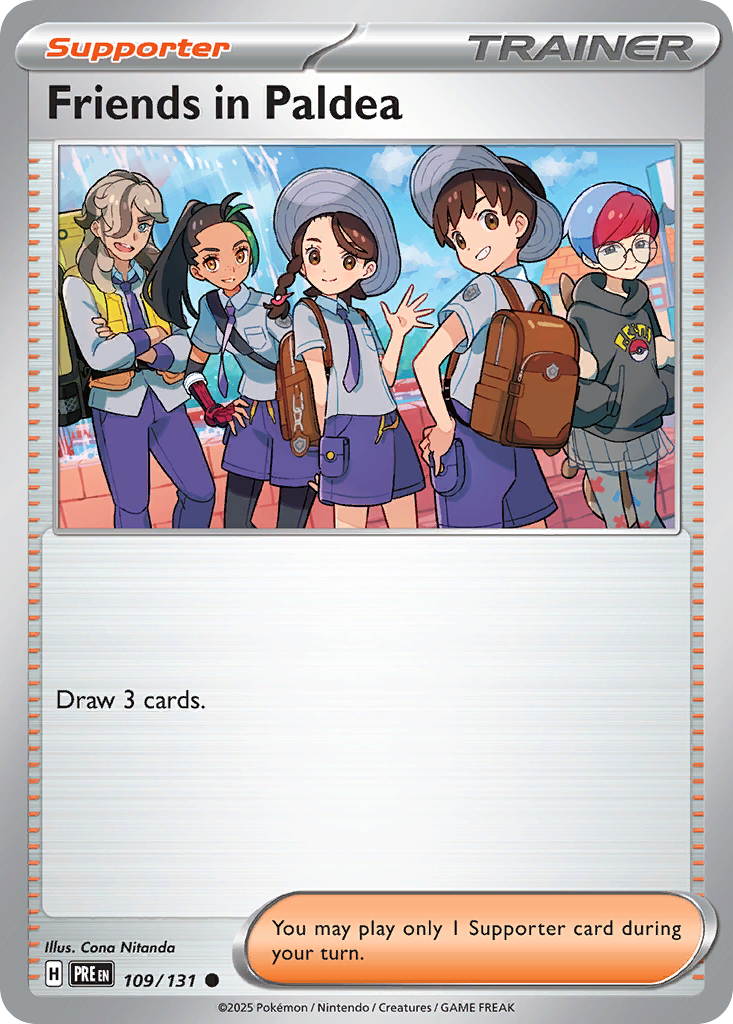 Prismatic Evolutions Friends in Paldea #109/131